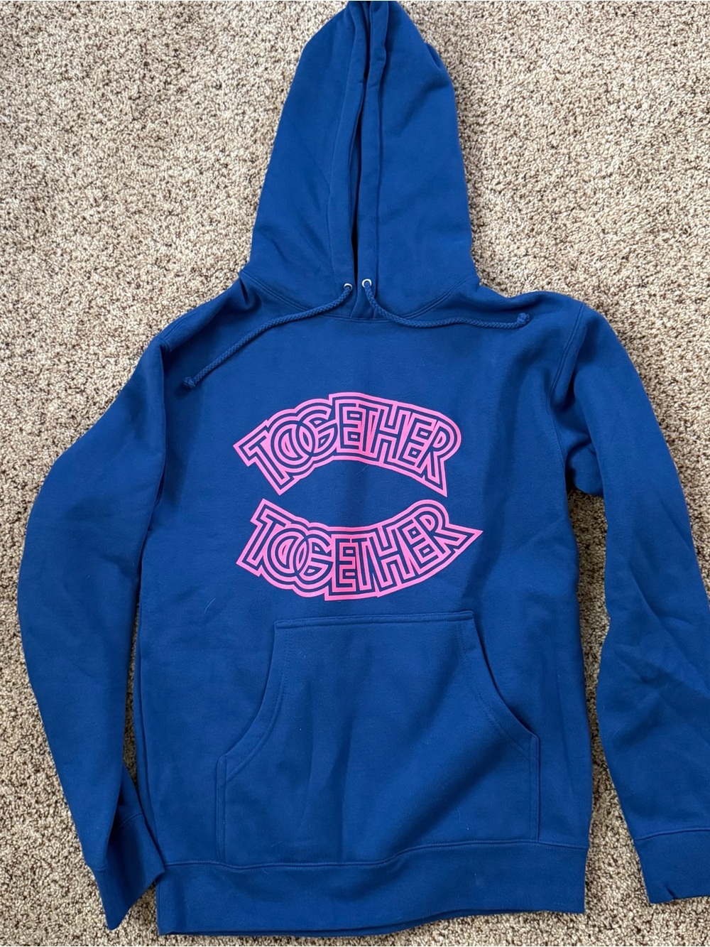 Harry Styles blue and pink tour hoodie